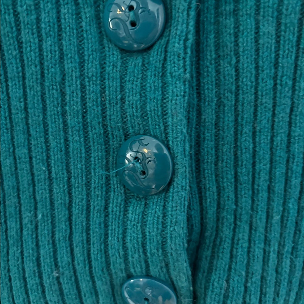 Soaked in Luxury Women’s Teal Cardigan - Size Small - Picture 6 of 6